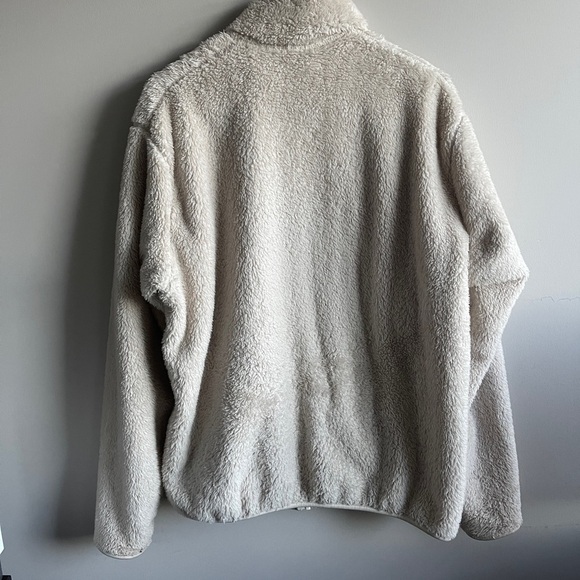 Uniqlo Cozy Cream Fleece Jacket Medium - Picture 4 of 4